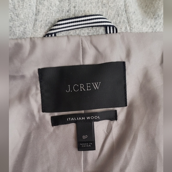 J. Crew Gray Italian Wool Jacket - Picture 6 of 7